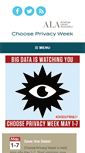 Mobile Screenshot of chooseprivacyweek.org